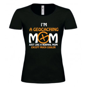 T-Shirt Geocaching Mom vrouwen