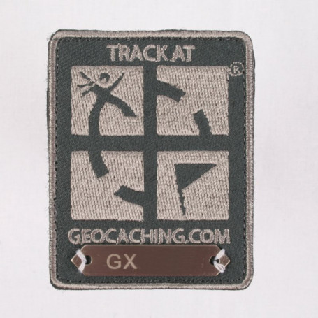 Trackable Patch Donker Grijs