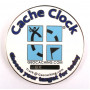 Cache Clock Geocoin - PN Blauw - RE