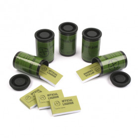 Filmdose containerset of 5 - Schwarz