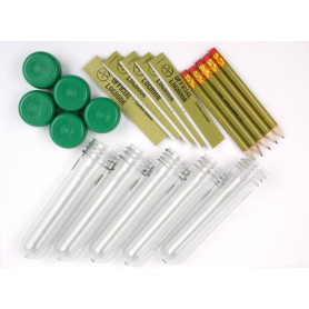 PETling containerset of 5 with green cap