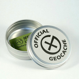 Dish Round Magnetic Geocaching Container - M - (71 x 26 mm)