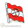 Pin flag Austria - black nickel