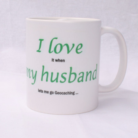 Kaffee + Teebecher:  I love my husband