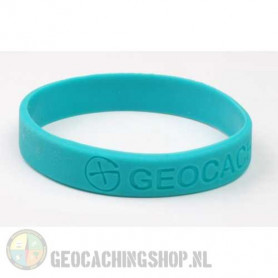 Armband - Geocaching, this is our world - blauw