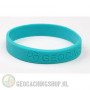 Wristband - Geocaching, this is our world - blue