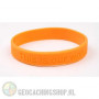 Wristband - Geocaching, this is our world - orange