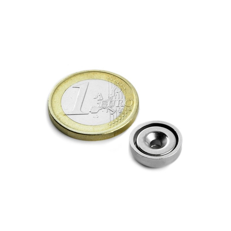 1 pc 13 mm Round Countersunk Neodym Magnet