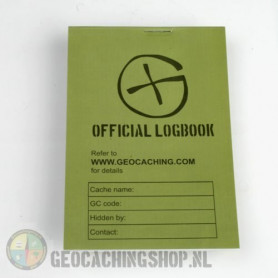 Logboek Green Geocaching, 115x80mm, 100 pag.