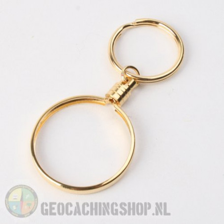 Coin ring Gold 42mm