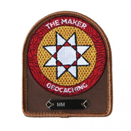 Maker Madness Trackable Patch - Geocachingshop.nl