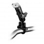 RAM Mounts U-bolt Twist Lock mount, double arm, with diamond