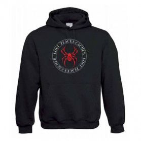 Hoody "Hoody "Lost Places" - spider red
