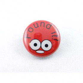 Button - Found It - Rot