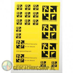 Stickersheet A5 - Yellow