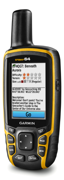 GPSMAP 64 geocache