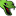 Green Mamba Geocoin Icon 16 Pixel
