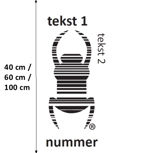 Travelbug sticker XXXL