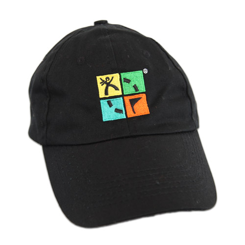 Hat, black with logo